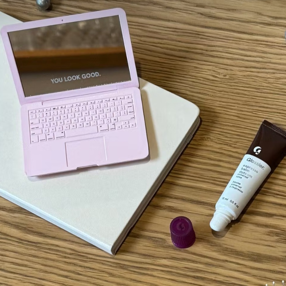 NEW Glossier Mini Laptop Mirror